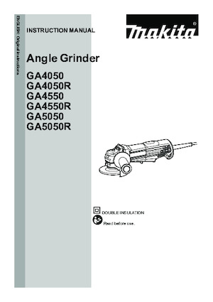Kutne brusilice Makita GA4550R