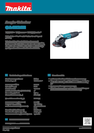 Kutne brusilice Makita GA4530R