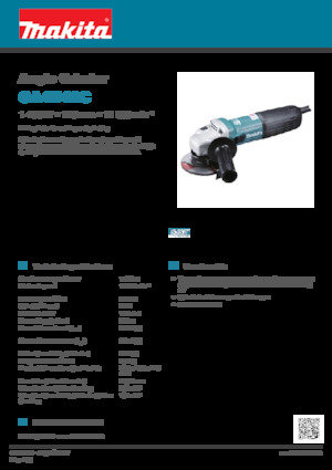 Kutne brusilice Makita GA4540C