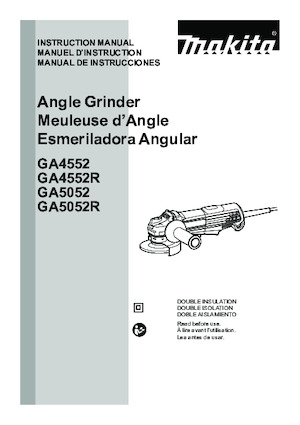 Kutne brusilice Makita GA5052 