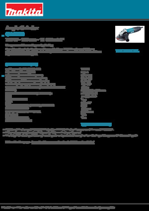 Kutne brusilice Makita GA5030