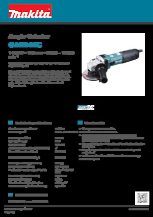 Kutne brusilice Makita GA5041C