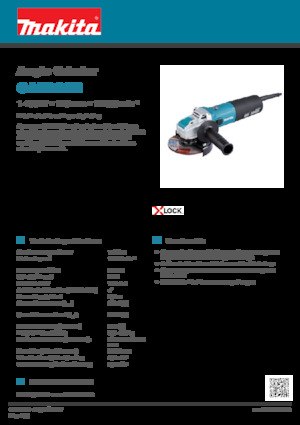 Kutne brusilice Makita GA5080R