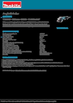 Kutne brusilice Makita GA5094