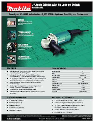 Kutne brusilice Makita GA7060 