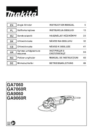 Kutne brusilice Makita GA7060R 