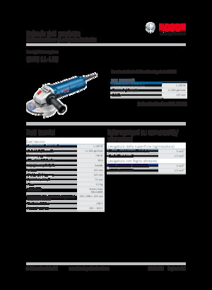 Kutne brusilice Bosch GWS 11-125