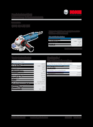 Kutne brusilice Bosch GWS 13-125 CIE