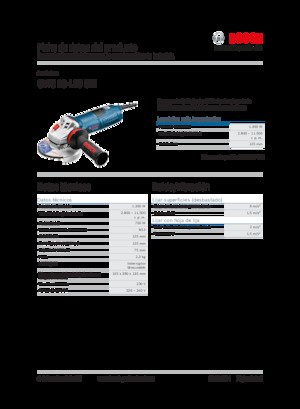 Kutne brusilice Bosch GWS 13-125 CIE