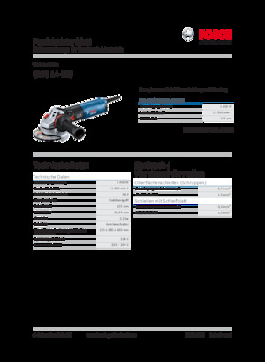 Kutne brusilice Bosch GWS 14-125
