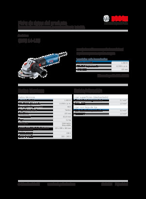 Kutne brusilice Bosch GWS 14-125