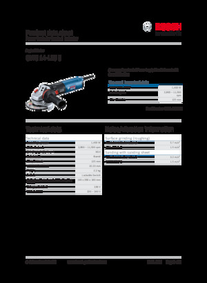 Kutne brusilice Bosch GWS 14-125 S