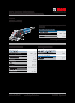 Kutne brusilice Bosch GWS 14-125 S