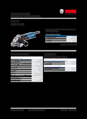 Kutne brusilice Bosch GWS 17-125