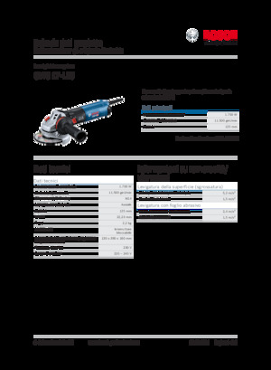 Kutne brusilice Bosch GWS 17-125