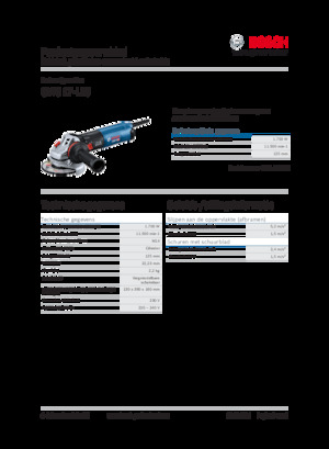Kutne brusilice Bosch GWS 17-125