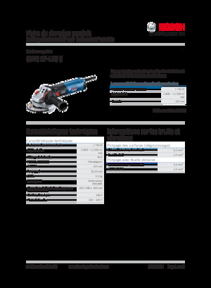 Kutne brusilice Bosch GWS 17-125 S