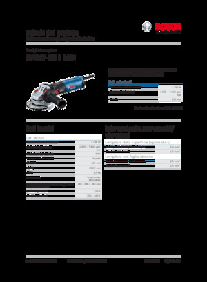 Kutne brusilice Bosch GWS 17-125 S INOX