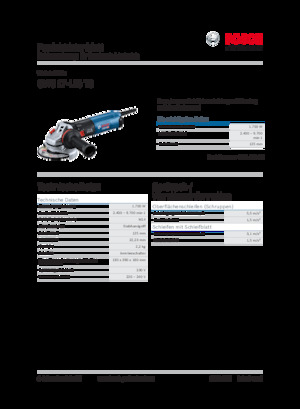 Kutne brusilice Bosch GWS 17-125 TS