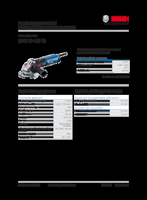 Kutne brusilice Bosch GWS 17-125 TS