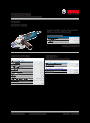 Kutne brusilice Bosch GWS 17-150 C