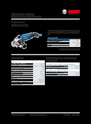 Kutne brusilice Bosch GWS 18-125 SL