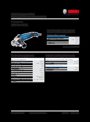 Kutne brusilice Bosch GWS 18-125 SL