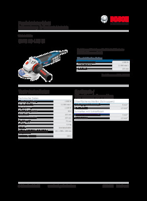 Kutne brusilice Bosch GWS 19-125 CI