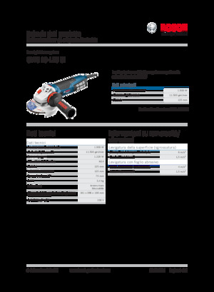 Kutne brusilice Bosch GWS 19-125 CI
