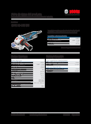 Kutne brusilice Bosch GWS 19-125 CIE