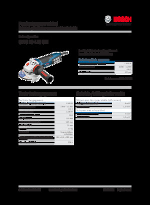 Kutne brusilice Bosch GWS 19-125 CIE