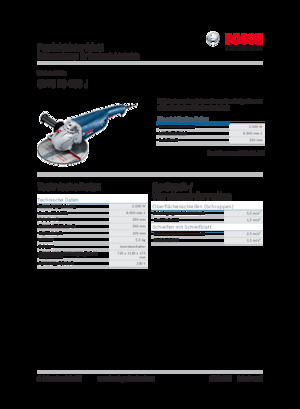 Kutne brusilice Bosch GWS 20-230 J