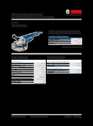 Kutne brusilice Bosch GWS 20-230 J