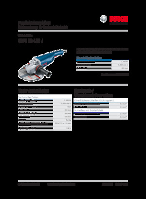 Kutne brusilice Bosch GWS 22-180 J