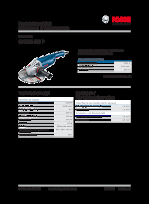 Kutne brusilice Bosch GWS 22-230 P