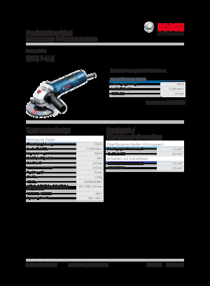 Kutne brusilice Bosch GWS 7-115