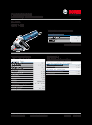 Kutne brusilice Bosch GWS 7-125