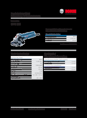 Kutne brusilice Bosch GWS 880