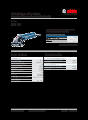 Kutne brusilice Bosch GWS 880