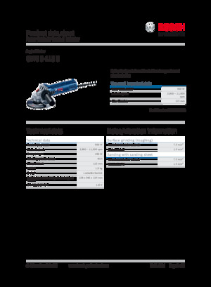 Kutne brusilice Bosch GWS 9-115 S