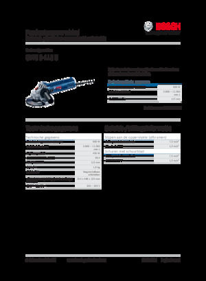 Kutne brusilice Bosch GWS 9-115 S