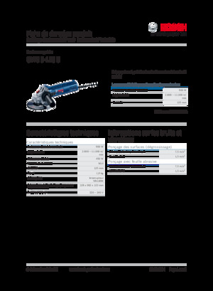 Kutne brusilice Bosch GWS 9-125 S