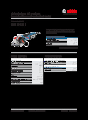 Kutne brusilice Bosch GWX 19-125 S