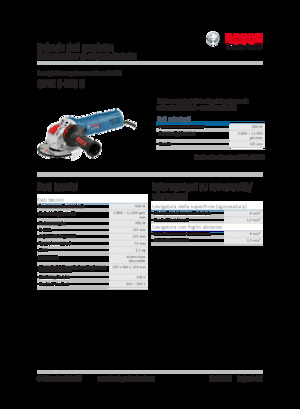 Kutne brusilice Bosch GWX 9-125 S