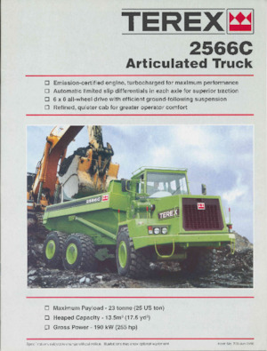 Zglobni kiperi Terex 2566C