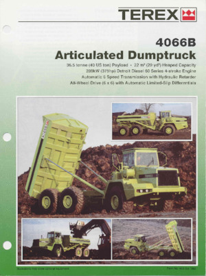 Zglobni kiperi Terex 4066B
