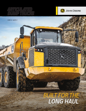 Zglobni kiperi John Deere Construction 410E-II