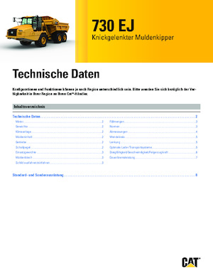 Zglobni kiperi Caterpillar 730 EJ