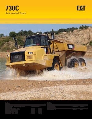 Zglobni kiperi Caterpillar 730C