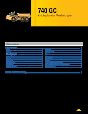 Zglobni kiperi Caterpillar 740 GC